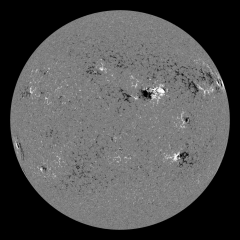 Image of Sun's magnetic field