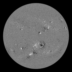 Image of Sun's magnetic field