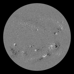 Image of Sun's magnetic field