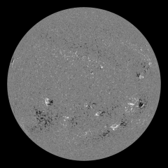 Image of Sun's magnetic field