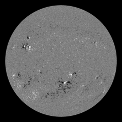 Image of Sun's magnetic field