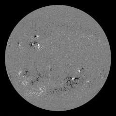 Image of Sun's magnetic field