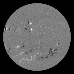 Image of Sun's magnetic field