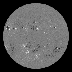 Image of Sun's magnetic field