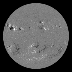 Image of Sun's magnetic field