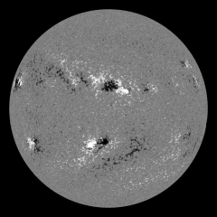 Image of Sun's magnetic field