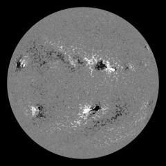 Image of Sun's magnetic field