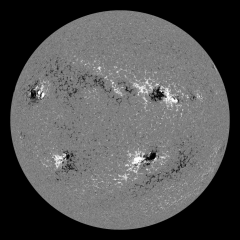 Image of Sun's magnetic field