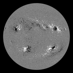 Image of Sun's magnetic field