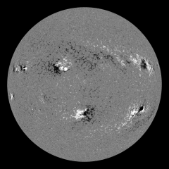 Image of Sun's magnetic field