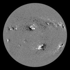 Image of Sun's magnetic field