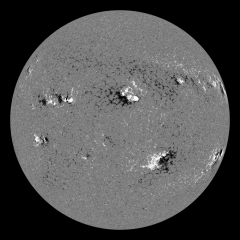 Image of Sun's magnetic field