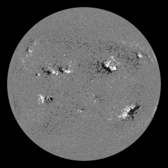 Image of Sun's magnetic field