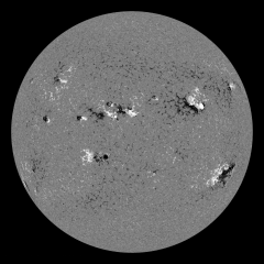 Image of Sun's magnetic field