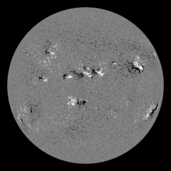 Image of Sun's magnetic field