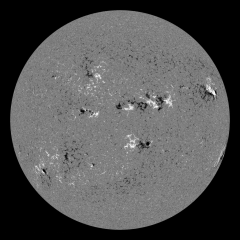 Image of Sun's magnetic field