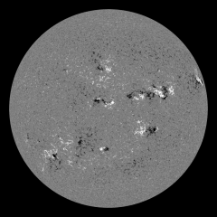 Image of Sun's magnetic field