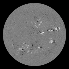 Image of Sun's magnetic field