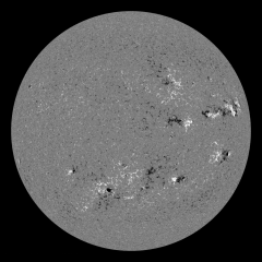 Image of Sun's magnetic field