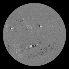 Image of Sun's magnetic field