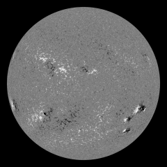 Image of Sun's magnetic field