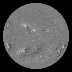 Image of Sun's magnetic field