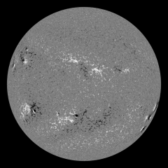 Image of Sun's magnetic field