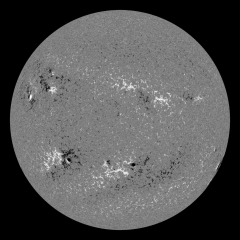 Image of Sun's magnetic field