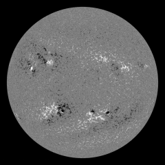 Image of Sun's magnetic field