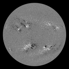 Image of Sun's magnetic field