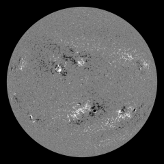 Image of Sun's magnetic field