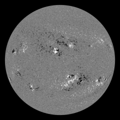 Image of Sun's magnetic field