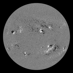 Image of Sun's magnetic field