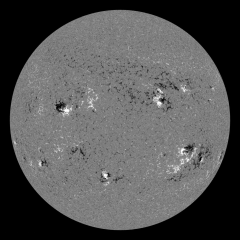 Image of Sun's magnetic field