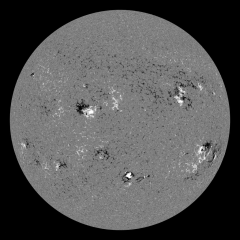 Image of Sun's magnetic field