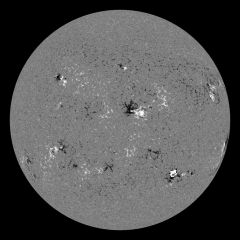 Image of Sun's magnetic field