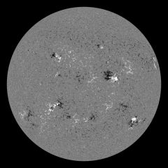 Image of Sun's magnetic field