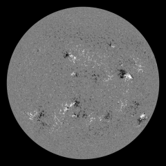 Image of Sun's magnetic field