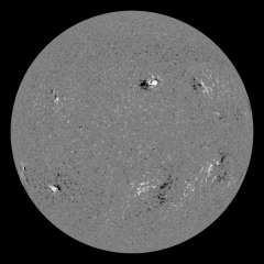 Image of Sun's magnetic field