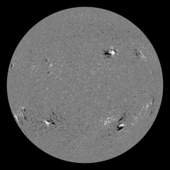 Image of Sun's magnetic field