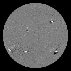 Image of Sun's magnetic field