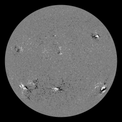 Image of Sun's magnetic field