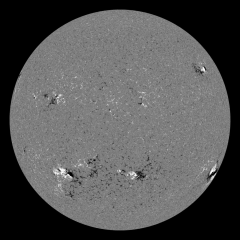 Image of Sun's magnetic field