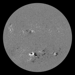 Image of Sun's magnetic field