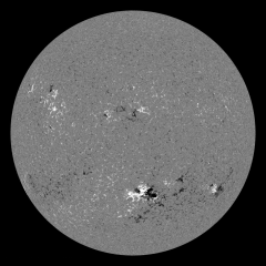 Image of Sun's magnetic field