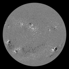 Image of Sun's magnetic field