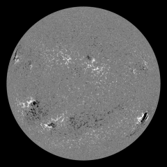 Image of Sun's magnetic field