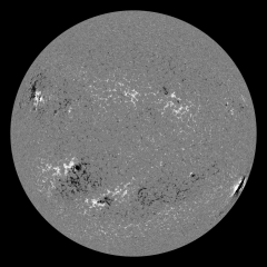 Image of Sun's magnetic field