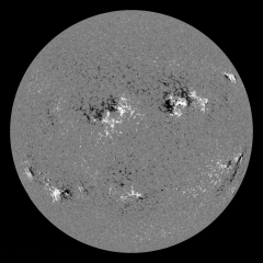 Image of Sun's magnetic field