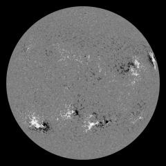 Image of Sun's magnetic field